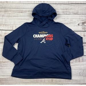 Atlanta Braves 2021 World Series Champions Hoodie Sweatshirt Youth XXL/Adult Sm‎
